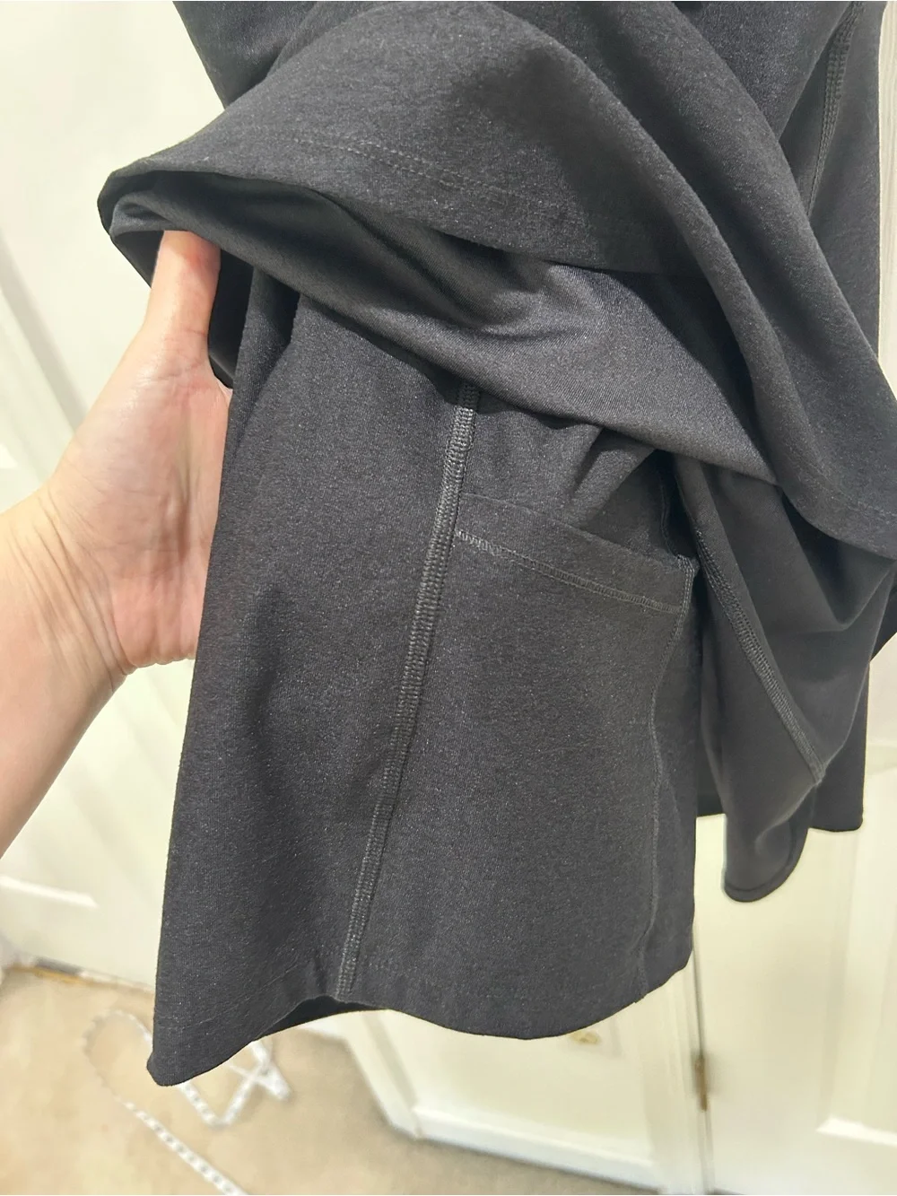 Old Navy Active Black Strappy Mini Dress - Picture 3 of 5